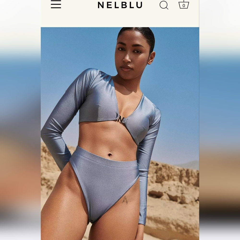 NELBLU Inocencia - Shira Grey Two piece NWT